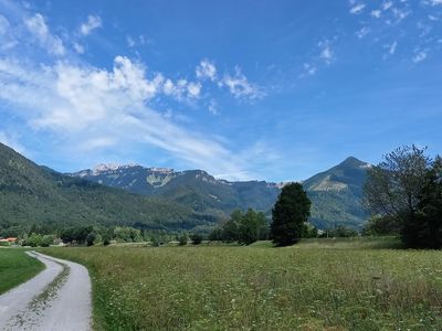 Achental Radweg Bereich Schleching