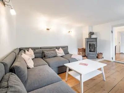 Wohnzimmer mit Kaminofen