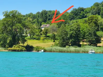 Haus vom See aus,  öffentlichen Bodensee-Seezugang 300 m zu Fuss