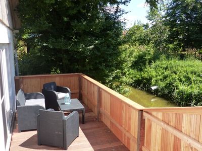 Terrasse Ferienhaus Lütt Hus