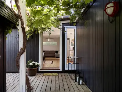 outside