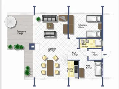 Ferienhaus für 6 Personen (68 m²) in Opmeer 8/10