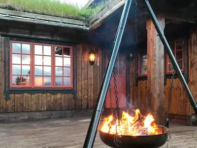 outside