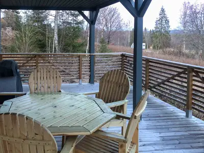 outside