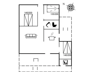 Ferienhaus für 6 Personen (61 m²) in Ørsted 1/10