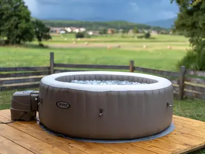 outside