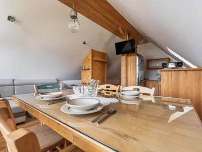 Küche und Essbereich