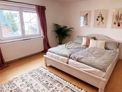 Eines der drei Schlafzimmer im 1.Stock