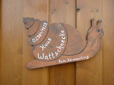 Schild Wattschnecke
