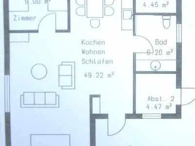 Grundriss Ihrer Unterkunft