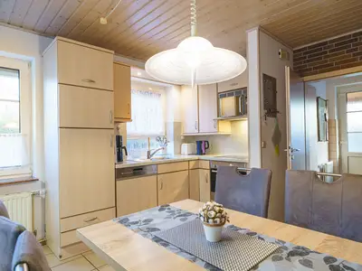 Küche und Essbereich