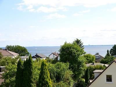 Überragende Sicht auf die Ostsee von unserer Dachterrasse aus