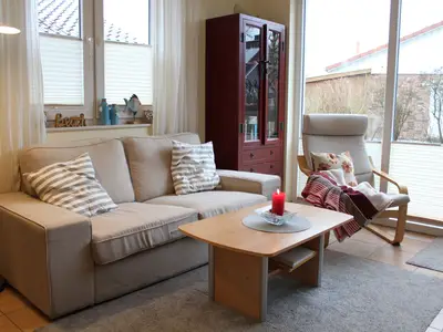 Ferienhaus für 4 Personen und Hund mit Garten, Strandkorb und Kamin