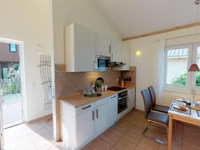 Ferienhaus für 4 Personen und Hund mit Garten, Strandkorb und Kamin