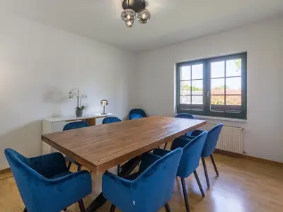 Ferienhaus Wiesenquartier Penkow Esszimmer