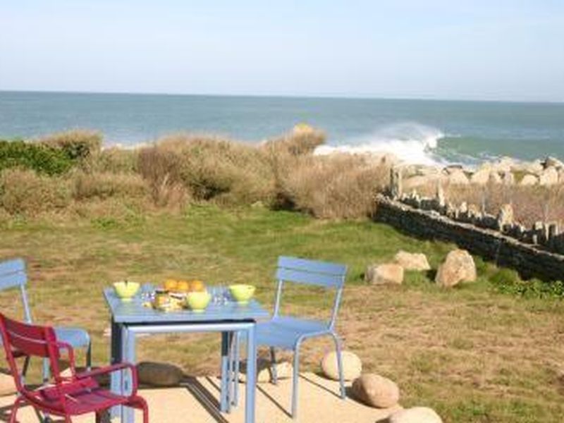 Terrasse mit Blick auf das Meer