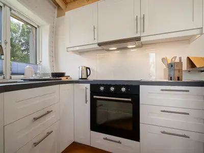 Ferienhaus Kugellager - Kugelhaus am Tollensesee - vollausgestattete Küche