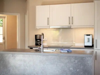 Ferienhaus Selene - Kugelhaus am Tollensesee - großzügige sowie vollausgestattete Küche