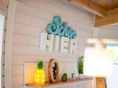 Ferienhaus Nordlichter - Kugelhaus am Tollensesee - moderne Einrichtung