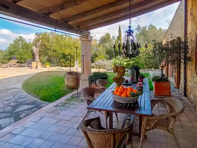 outside