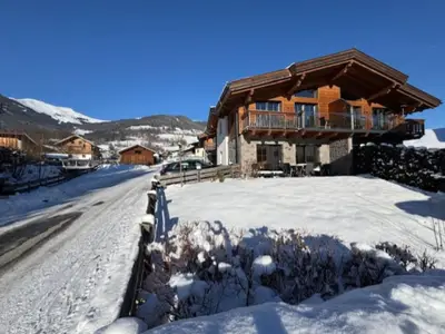 Außenseite Ferienhaus [Winter]