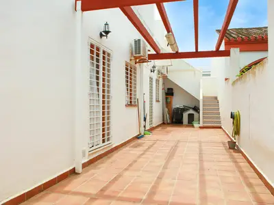 outside