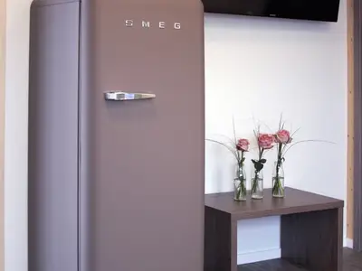 Wohnen Kühlschrank und Smart-TV