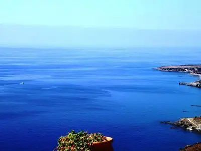 Sea view from the villa