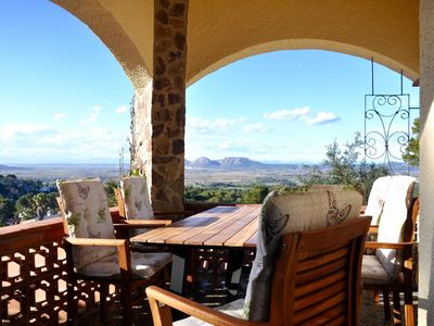 Terrasse. Terrasse mit Panoramaview