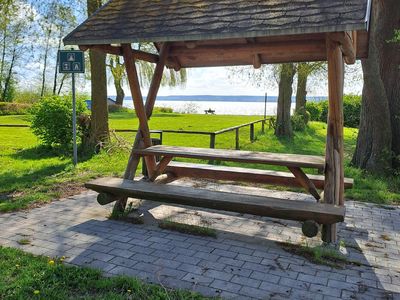 Blick auf die Badewiese