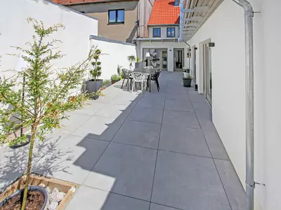 outside