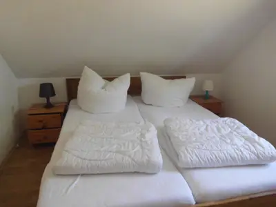 eins der 2 Schlafzimmer