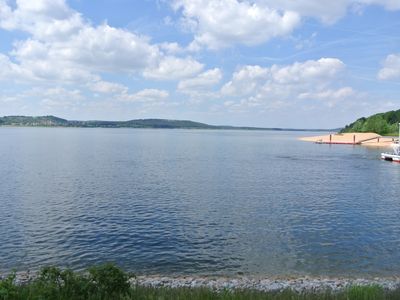 Brombachsee mit Sandstrand/Kitesurfen