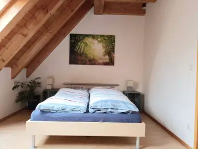 Doppelbett im 1 Stock