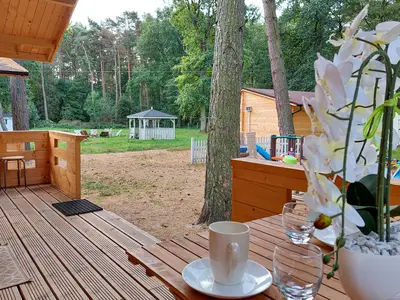 outside