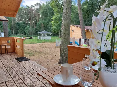 outside