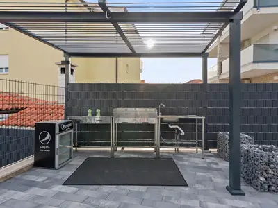 outside