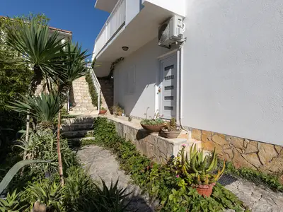 outside