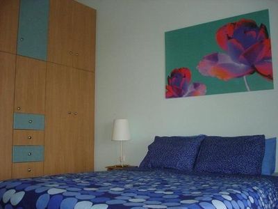 Main bedroom with plenty of cupboards