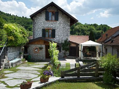 Außenansicht des Gebäudes. Die Casa Gingelina