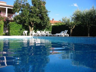 Pool. Bungalow Melisa mit Pool