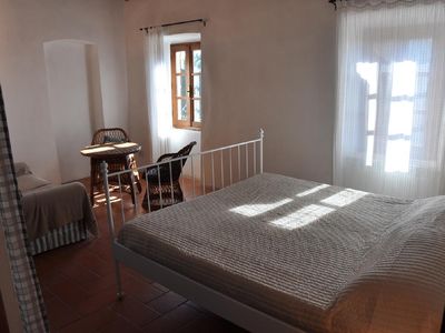 Schlafzimmer Villa Rosa dei Venti