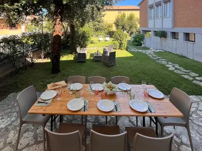 outside