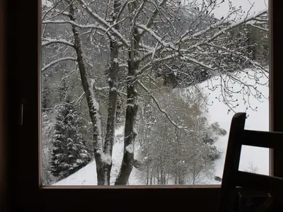Sicht aus Küchenfenster