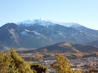 Le Canigou vu du village D'EUS