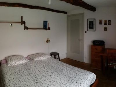 Das Schlafzimmer mit Doppelbett