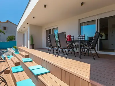 outside