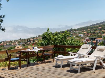 Terrasse. Traumhafte Aussicht von der Südterrasse