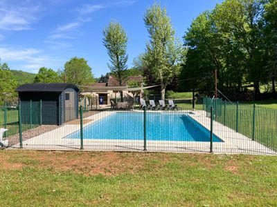 Schwimmbad des Ferienhauses