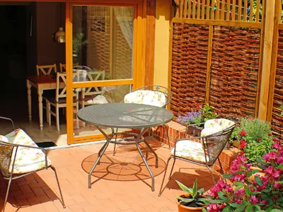 Terrasse. Gartenterasse